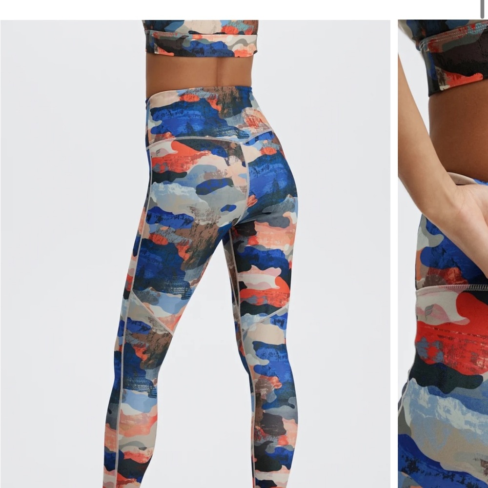 Desigual Multicolor Abstract Leggings